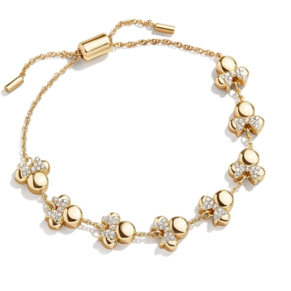 Disney Jewelry - Mickey and Minnie Gold Ball Beads Bracelet